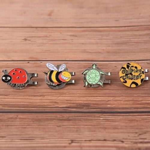 High Quality 25mm Golf Hat Cap Clip Marker Golf Accessories Ball Magnetic Hat Clips Outdoor Alloy Golf Fans Supplies Accessories