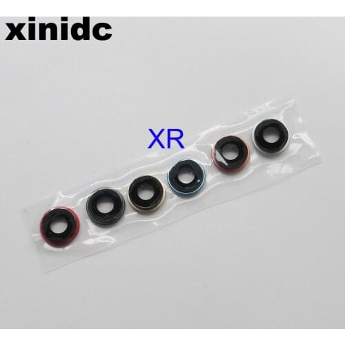 Xinidc 100pcs Original Sapphire Back Rear Camera Glass Lens Cover With Frame Holder For iPhone XR