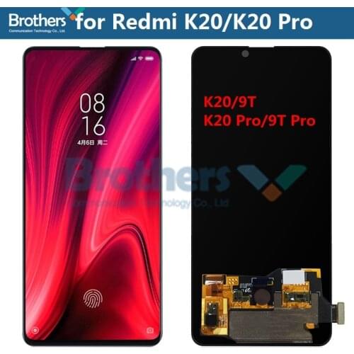 AMOLED LCD Screen for Xiaomi Redmi K20 K20 Pro LCD Display for Redmi 9T 9T Pro Touch Screen Digitizer LCD Assembly Original Test
