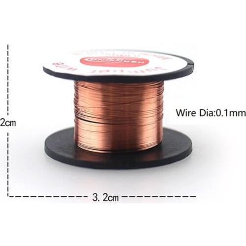 1Pc 0.1mm PCB Link Wire Copper Soldering Wire Maintenance Jump Wine PCB Welding Mobile Phone Computer Repair Tools Welding Tools