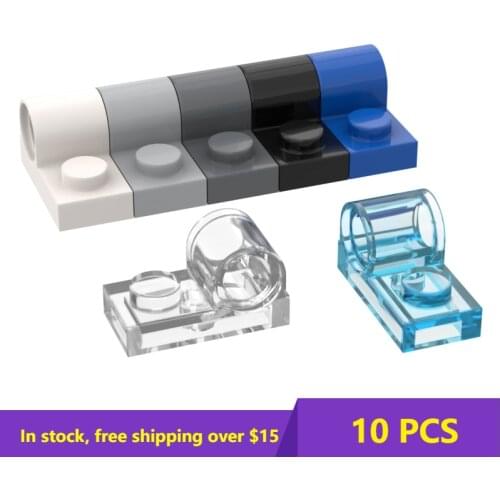 10PCS MOC Compatible Assembles Particles 11458 Plate, 1x2 with Pin Hole for Building Blocks Parts DIY Educational Gift Toy