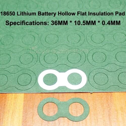 100pcs/lot 18650 Battery Positive Insulation Gasket Meson 1 String 2 3 4 And 5 Tandem Paper Mat