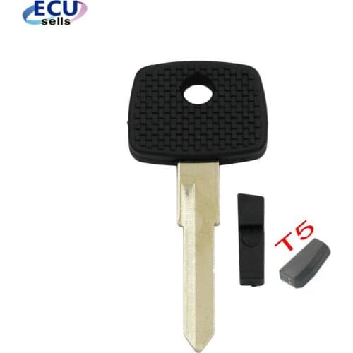 2PCS x for Mercedes Benz transponder key blade with T5 transponder chip for van bus