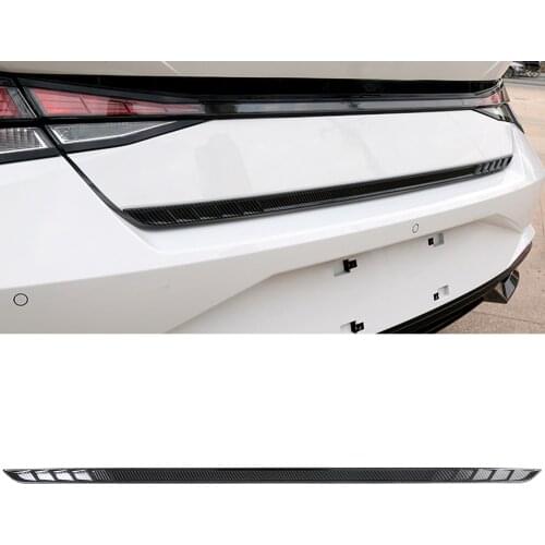 Car Accessories for Hyundai Elantra Avante CN7 2020 2021 2022 ABS Rear Trunk Tail Gate Molding Strip Cover Trim