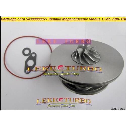 Free Ship TURBO Cartridge CHRA KP39 54399880027 54399700027 Turbocharger For Renault Kangoo Megane Scenic II Modus K9K-THP 1.5L
