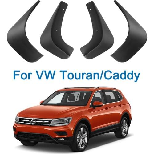 Splash Guards 4pcs/set Car Accessories Front Rear Mudguards Fender For VW Touran Caddy Scratch Resistant Mud Flaps