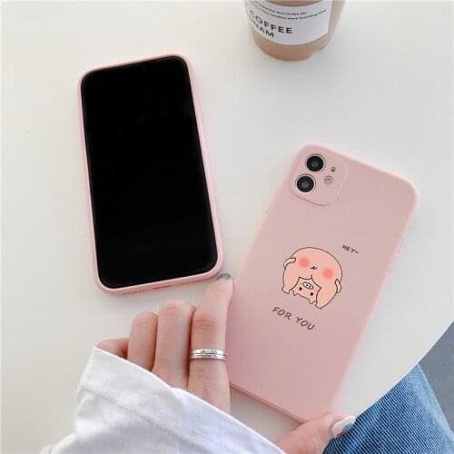 Lovely pig Couples Phone Case For SAMSUNG Galaxy A71 A72 M31 S21 ULTRA S20 M51 A20 NOTE20 M10 A50 A52 A32 A41 A52 A11 M30S case