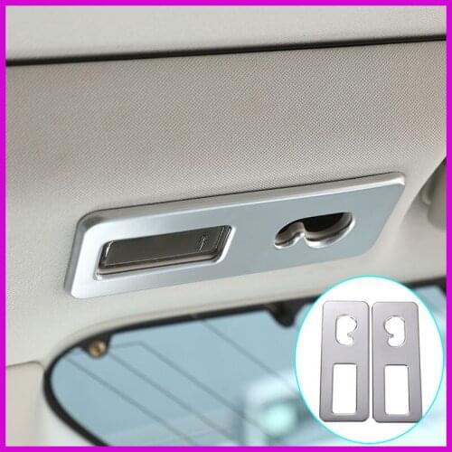 For Land Rover Discovery 5 LR5 L462 2017-2020 ABS Chrome The Third Row Reading Light Frame Cover Trim car Interior Accessories