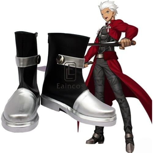 Fate Stay Night Archer Cosplay Shoes Emiya Archer Halloween Boots Custom-made