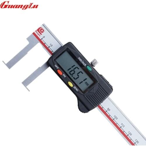 GUANGLU Inside groove 22-150mm Digital Caliper Stainless Steel Digital Vernier Caliper Electronic Gauge Tools Micrometer Ruler