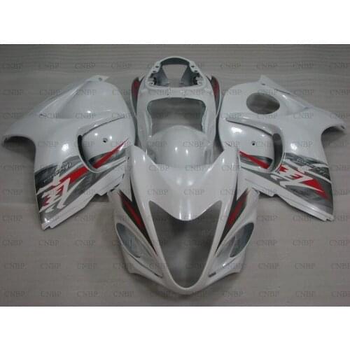 HAYABUSA 2008 - 2014 Full Body Kits for Suzuki GSXR1300 2012 Fairing GSXR 1300 2013 White Bodywork