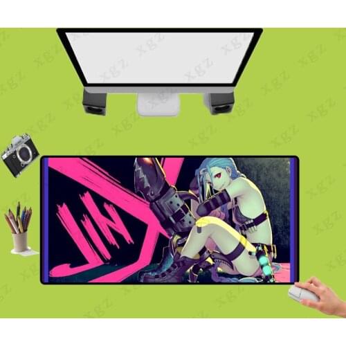 XGZ Anime Boy Gaming Mouse Pad Gaming Accessories Large Locking Edge Desk Keyboard Mat Game Mousepad Gamer Laptop Table Mats