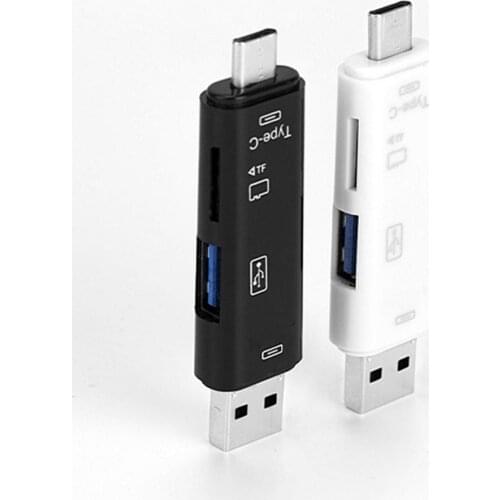 Card Reader USB 2.0 Multi-function ABS Mini Data Transmitter for TF Card