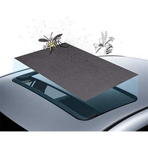 Magnetic Car Sunroof Sun Shade Breathable Mesh Roof Cover for Overnight Camping UV Sun Protection When Parking