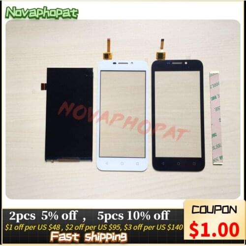 Novaphopat For Huawei Ascend Y5 Y5C Y541 Y541-U02 LCD Display Screen Touch Screen Digitizer Panel Sensor screen Replacement