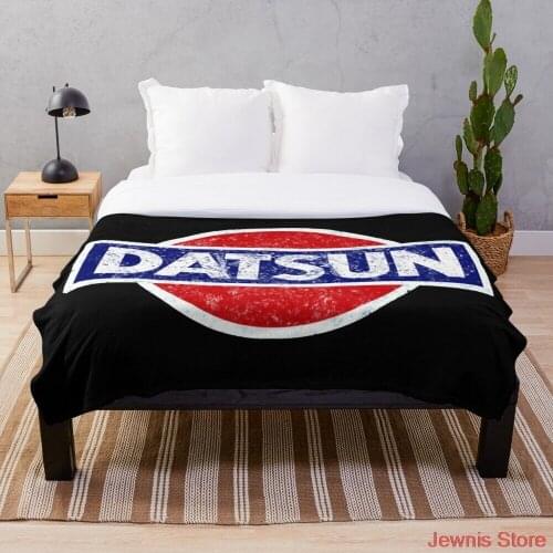 Datsun style Throw Blanket Sherpa Blanket Warm Super Soft Flannel Office Nap Bedspread Sofa Bedding Plush Quilt Plaids
