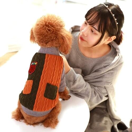 Dog Clothes Warm Sweater Two Feet Jackets Soft Clothing for Small Big Dogs Halloween Costume