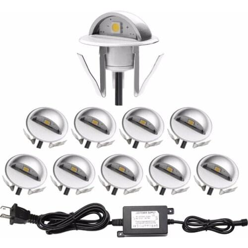 Ground Light Low Voltage Lighting for Decks Outdoor Lamps Led Terraza Garden Floor Lamp DC Power Supply 10pcs/set B106B-10