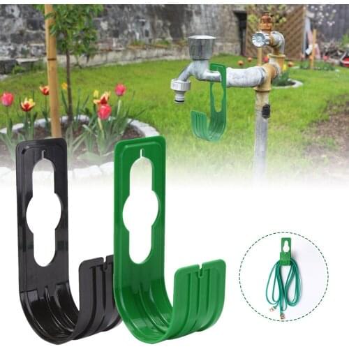 Garden Hose Hanger Wall Mount Plastic Rust-Free Yard Pipe Hose Holder For Garden Hose Car Washing Hose Organizer Storage Rack