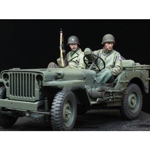 1/35 Resin Model Figure GK，No car, Unassembled and unpainted kit