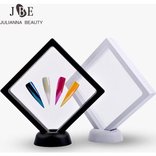 1 Set Nail Tips Showing Stand Picture Frame Display Board Double Sided Manicure Nail Art Color Card Stand Nail Art Display