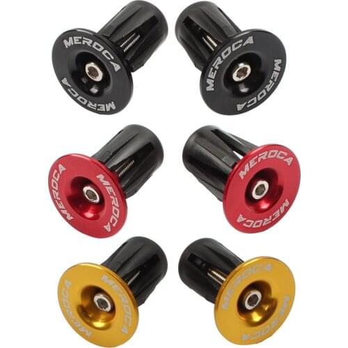 1 pair Bicycle Handle Bar Ends Cap MTB Handlebar Plugs Bicycle Handlebar Mountain Road Bike Bicycle Accessories