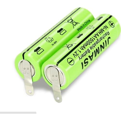 2.4V AA rechargeable Ni-Mh battery pack 1500mah 2A ni-mh baterias cell for light cordless phone electric shaver razor