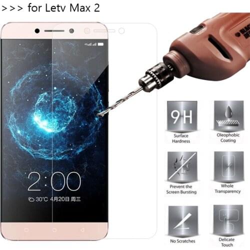2.5D 0.26mm 9H Premium Tempered Glass For Letv Le Max 2 X820 5.7" Screen Protector protective film For Letv Max 2 Glass