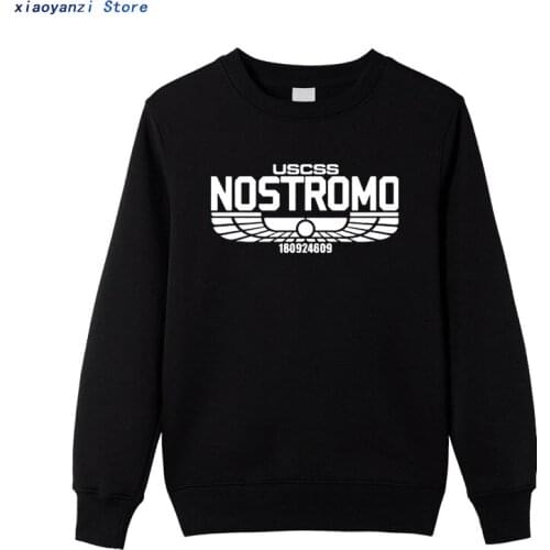 2020 Casual clothing Nostromo Printed unisex Cotton Alien Weyland Yutani sweatshirts Mens hoodies pullovers Camiseta