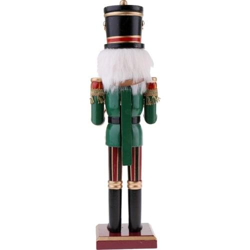 3 Pcs Wood Nutcracker Ornament Nutcracker Figures Home Decoration for Christmas
