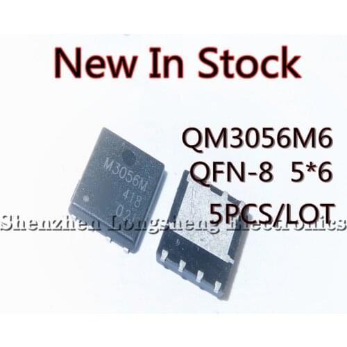 5PCS/LOT QM3056M6 M3056M QFN8 MOS FET