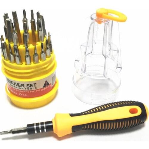 31-piece Screwdriver Bit Set Multi Functional Home Notebook Mobile Phone Repair Tool Kit Triangle Plum Blossom