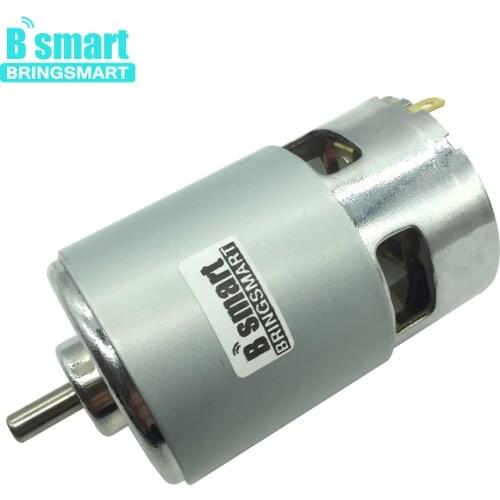 Bringsmart RS775 High Speed Motor 24 volt DC 8300rpm Micro Motor Low Noise Electricmotor High Quality parts Parmanent Magnet