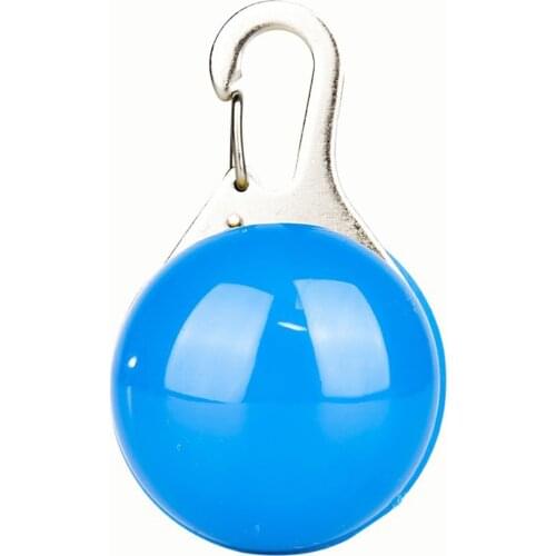 Hot High Quality The Second Generation Luminous Pet Dog LED Round Pendant Luminous Pendant Glitter Jewelry Collar Light 1 pc