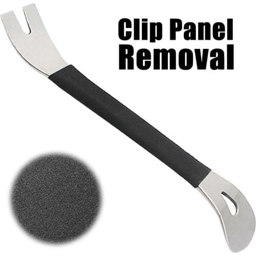 Car Interior Trim Removal Tool Stainless Steel Door Panel Audio Terminal Instrument Buckle Interior Trim Removal Tool