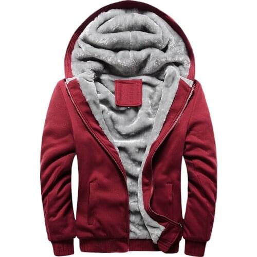Invierno grueso de terciopelo caliente de los hombres con capucha de felpa Paded Hoodies hombre lana Baseball Casual Hip Hop sud