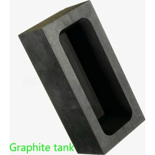 Stone Cartridges Gold Silver Graphite Ingot Bar Combo Mold Melting Casting Refining Scrap Bar Crucible 125x60x40mm