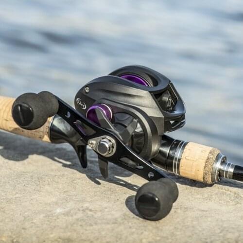 Baitcasting Reel 7.2 1 12+1BB Left Right Hand Magnetic Brake Fishing Wheel Baitcasting Reel Dual Brake System Reel Fishing Tool