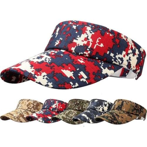 Top Selling Camouflage Prints Summer Hat For Men Sport Sun Cap For Women Adjustable Anime Visor Protection Hats кепка мужская