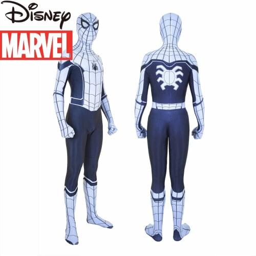 Disney Marvel Spider-Man Cosplay Pantyhose Performance Costume Halloween Costume White Hero Returns Spider-Man