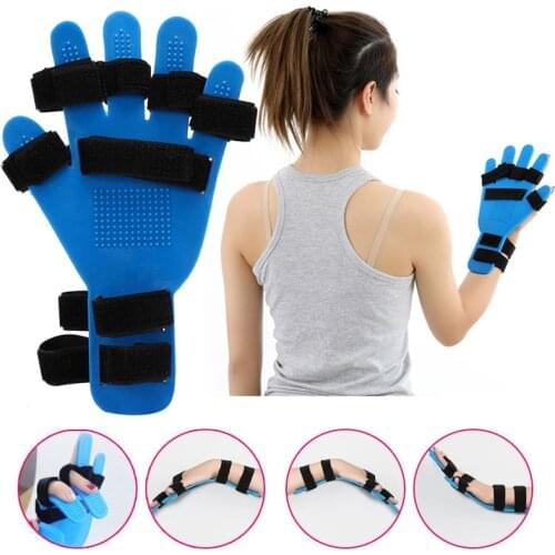 Finger Corrector Board Hand Wrist Finger Orthotics Extended Type Fingerboard for Stroke Hemiplegia Hand Splint Training Support