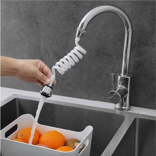 Kitchen Rotatable Crane Extender Water Tap Filter Faucet Extender Water Saver Children Kid Hand Wash Faucet Extenders Booster