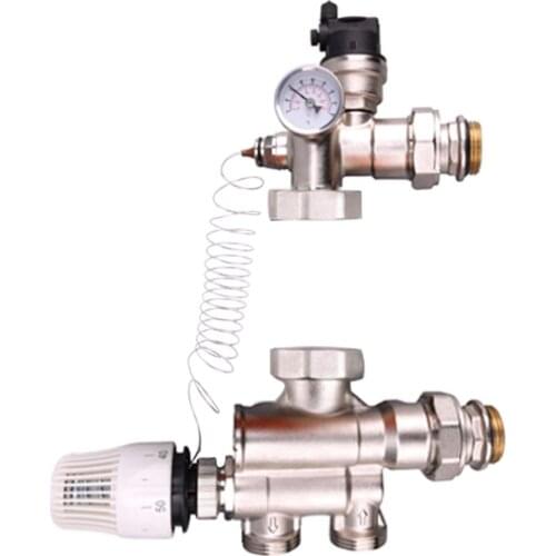 DN25 Multi Functional Mixing Unit For Manifold Wet Underfloor Heating System Accessories