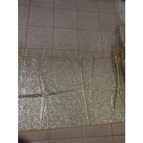 Fashion design white mesh and gold glitter glued glitter lace JRB-122822 tulle mesh lace fabric for sexy dress