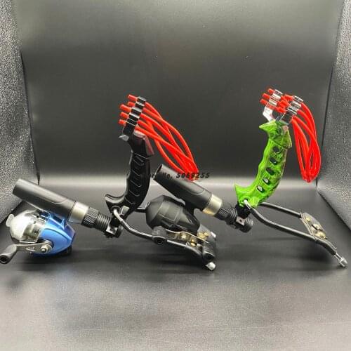 Powerful Multi-function Archery Bow Fishing Shooting Fish Catapult Hunting Fishing Sling Shot With Fishing Reel Inside Line New