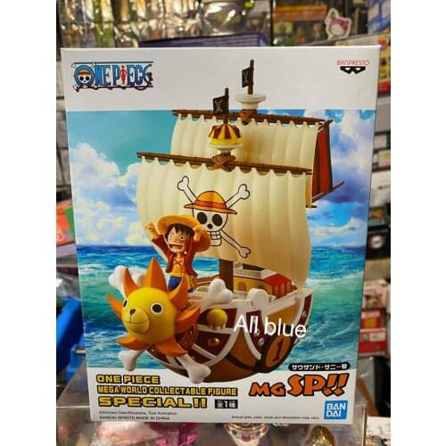 Original Banpresto One Piece OP WCF MEGA Thousand Sunny SP Action Figure Model Toys Anime Brinquedos Figurals