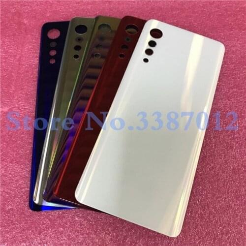 For LG Velvet 5G G9 G900 LM-G900N Original Glass Back Battery Cover Rear Housing Case With Adhesive