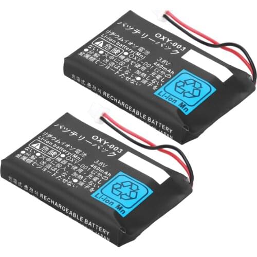 OXY-003 460 mAh 3.8V Rechargeable Lithium-ion Battery Kit Pack for Nintendo GBM Game Boy Micro Batteries