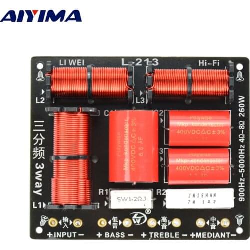 AIYIMA Audio Portable Speaker Frequency Board Three Way Hifi Fever Professional KTV Speakers Divider