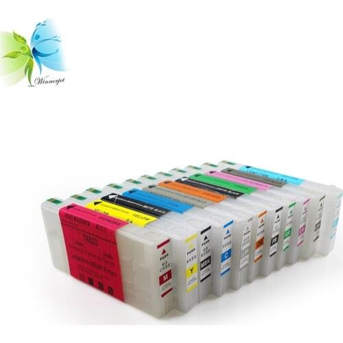 WINNERJET 300ml 11colors/lot Empty Refill Ink Cartridge With ARC Chip Compatible For Epson 4900 4910 Printer